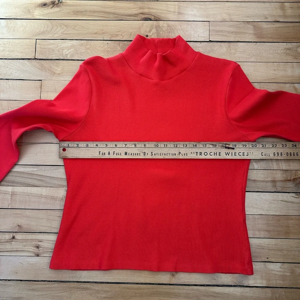 Perfect Red Turtleneck - Picture 3 of 5